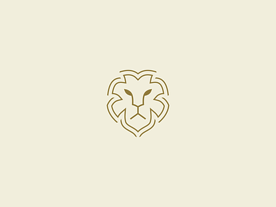 Minimal lion head animal brave design head jungle lion logo logo design logoground minimal minimalist simple