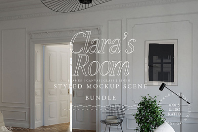 CLARAS ROOM Canvas & Frame Mockup canvas mokcup frame mockup interior mockup mockup picture mockup poster mockup