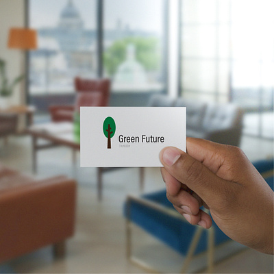 Green Future Logo branding businness businness card design eco graphic design green green future logo sustainability