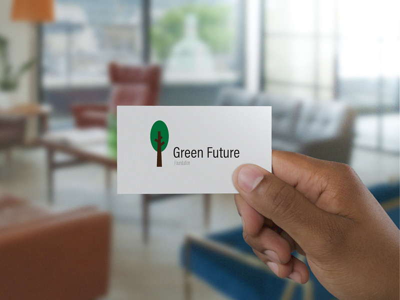 Green Future Logo branding businness businness card design eco graphic design green green future logo sustainability