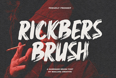 Rickbers Brush Font branding font fonts graphic design logo nostalgic