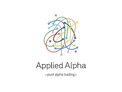 Applied Alpha Logo (2017). branding design graphic design logo logotype vector