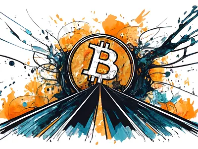 Bitcoin Road illustration