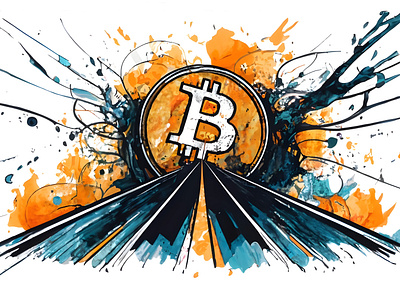 Bitcoin Road illustration