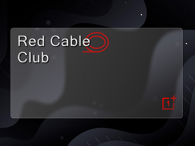 Glassmorphic design - Red cable club 3d glassmorphic graphic design logo ui