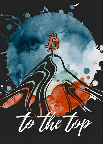 Bitcoin To The Top illustration