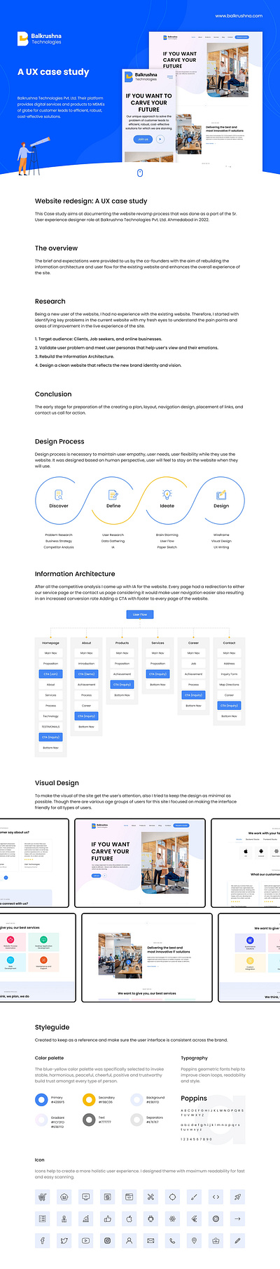 UI UX Case Study for Website design ui ux case study ui ux design