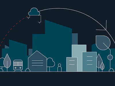 JLL Inspired Illustration art branding design graphic design illustration landscape minimal mock up modern sleek ui vector