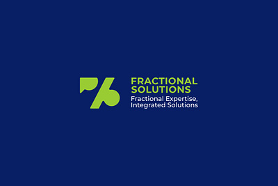 Fractional solutions branding colorful creative design fractional graphic design illustration logo logo design logodesign logotype