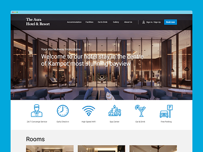 Hotel website prototype axure prototype ux