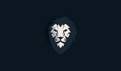 LION KING animal creative emblem illustration king lion mascot shilluete