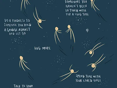 Feel Better calm cute drawing flying human happiness illustration inspiration inspirational meditation mindfulness soul universe