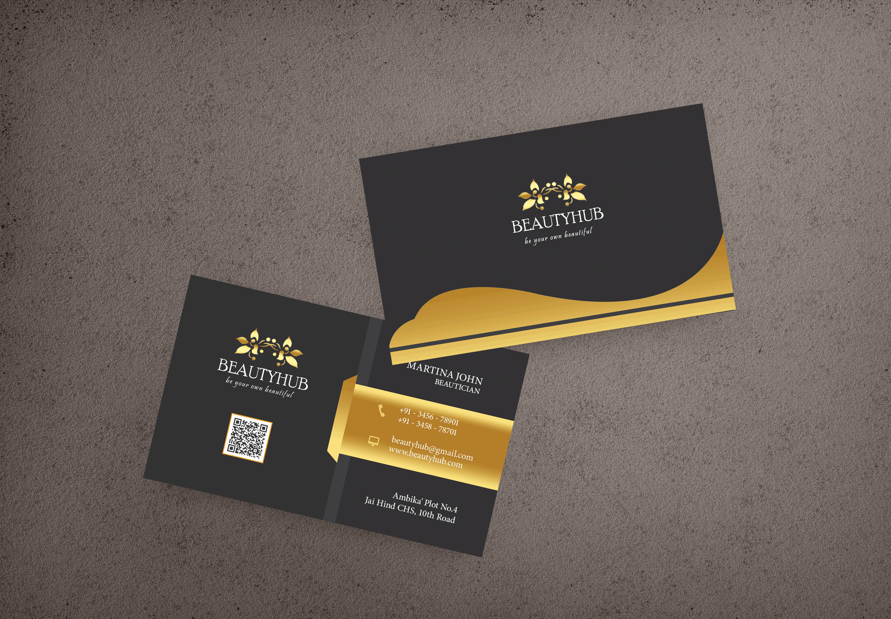 visiting card branding graphic design