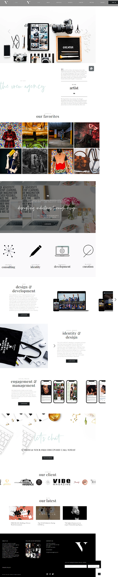 Wix Website Development for Photography Agency design web website wix