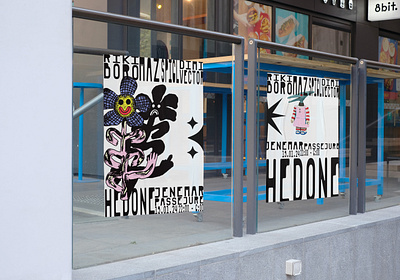 Posters HEDONE RAVE graphic design poster rave rave posters