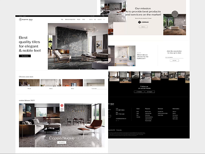 Majestic Tiles v2 design e commerce ecommerce figma interior portfolio product tiles ui ux webdesign website