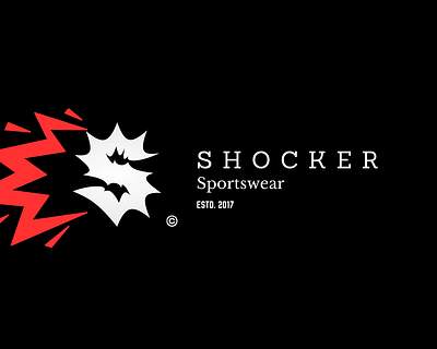 Shocker Sportswear dailylogochallenge design logo typography