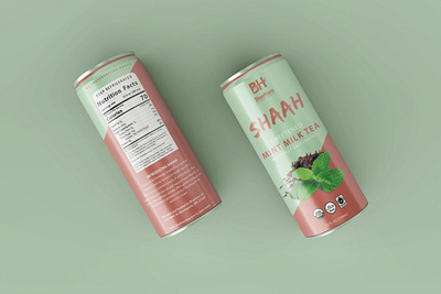 BlueHorn Tea Label Design label label design labels milk tea shaah shaah tea tea design tea label