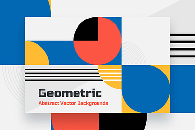 Abstract Geometric Backgrounds abstract art artwork background bauhaus colorful complex decorative flat geometric illustration mosaic retro scandinavian shape wallpaper