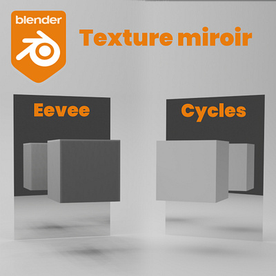 Mirror | Miroir | Blender 3d blender cycles eevee miroir mirror procedural render rendu texture tuto tutorial tutoriel youtube