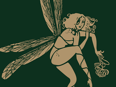 Absinthe Fairy adobe illustrator branding graphic design illustration