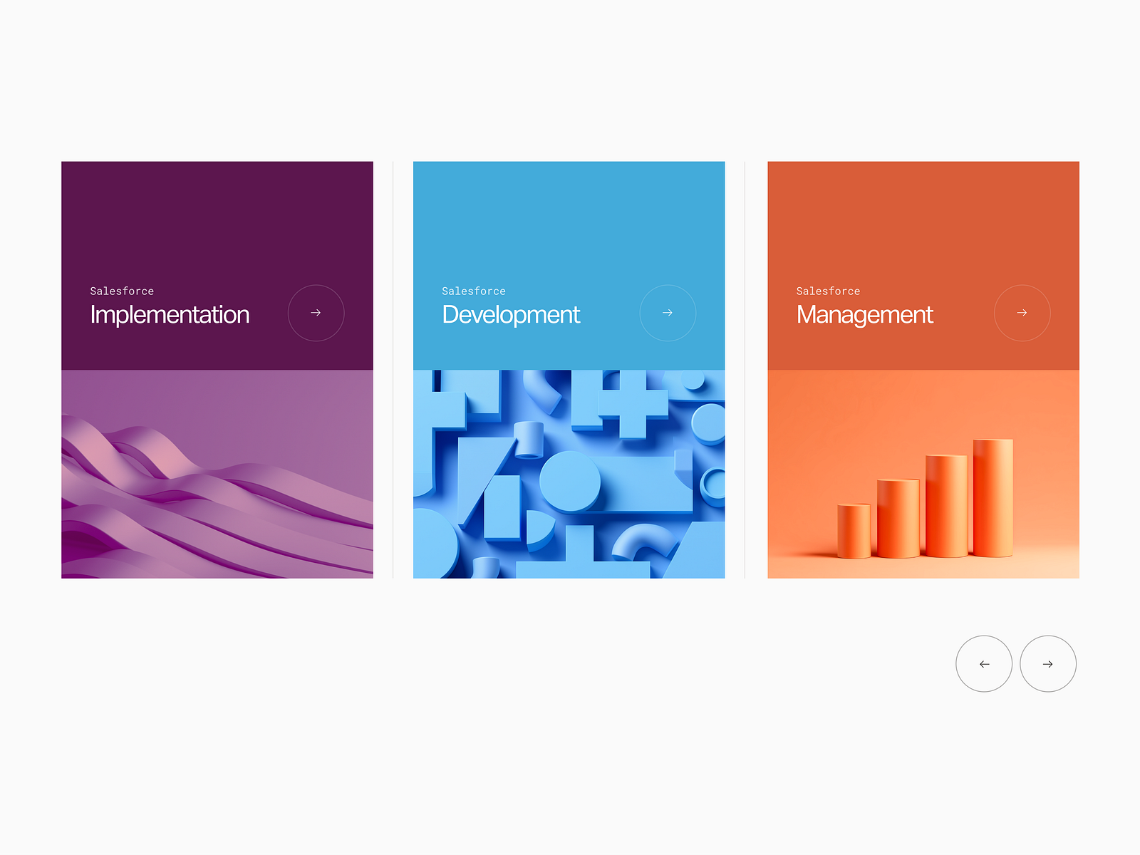 Service Cards Slider by Ryan Walker on Dribbble