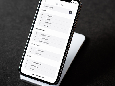 Settings 100days chalenge branding challenge dailychallenge dailyui dark mode design designer graphic design iphone logo privacy settings setting ui userinteraction ux webdesign