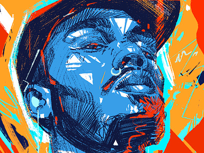 Anderson Paak - Music anderson paak character design illustrated music illustrated portrait illustration illustrator legend music music illustrated musician people portrait portrait illustration portrait illustrator procreate rap and soul rapper illustrated rnb