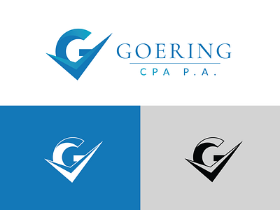 Goering CPA Logo adobe illustrator brand design branding digital design graphic design logo logo design