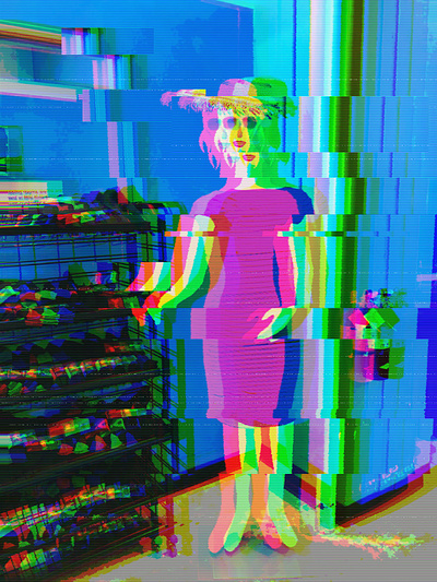 glitched mannequin distorted dummy glitch art glitched mannequin
