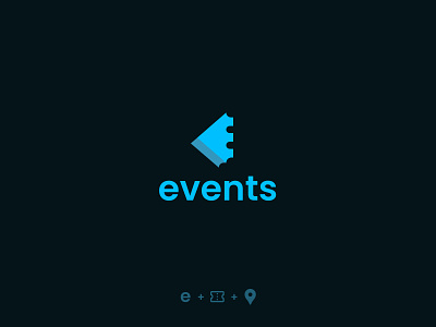 Events Logo app branding design graphic design iconography logo ui ux web