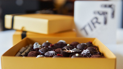TIR Corporate Christmas chocolate box. branding chocolate box packaging design product design