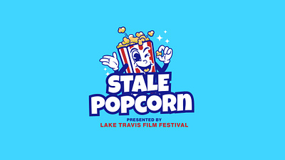 "Stale Popocorn" Podcast - Brand Refresh, Cover Design, & Social branding clean design graphic design illustrator logo vector