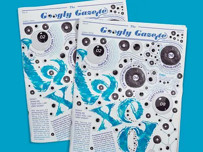 Cover Design for Experimental Typographic Newspaper Design avant garde book cover branding cover design editorial design everything bagel experimental typography graphic design illustrator indesign logo design newspaper cover newspaper design newspaper title print design type and image type and texture type design typography