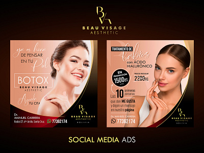 BVA Social Media branding graphic design