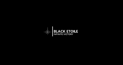 Black Etoile Logo Animation 2d animation logo modern motion design motion graphics star