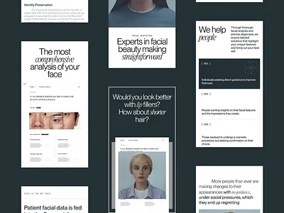 Biotech Website - Mobile medecine mobile ui ux
