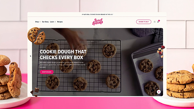 Sweet Loren's Website Redesign animation cookies cpg design ecommerce shopify web design website websitedesign