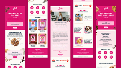 Sweet Loren's Email Design cpg design ecommerce email email design graphic design klaviyo shopify