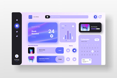LuLu Dashboard 2024 bento grid branding dashboard graphic design minimalist ui uiux