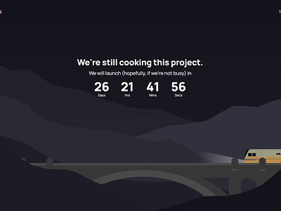 KiraLoan Launching Countdown aan hamdani animation countdown ui launching site static site ui timer ui tornadobyte uiux