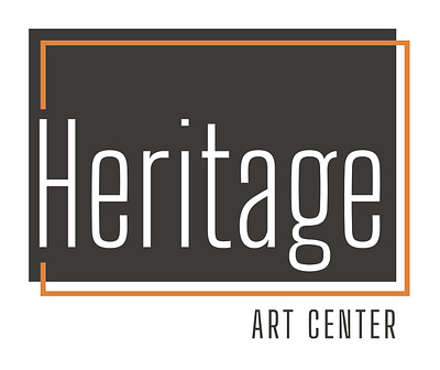 Heritage Art Center art gallery branding graphic design identity illustrator logo vector