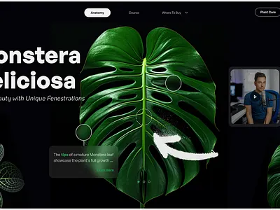 PlantIt | Landing Page green landing page responsive text styles ui ux variables