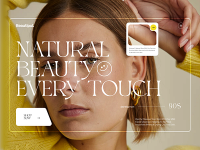 Cosmetics Website | Beautipul 2024 beauty beauty product beauty website body care cosmetics design hero section kosmetik make up serum skincare skincare skincare site ui user interface ux web design website