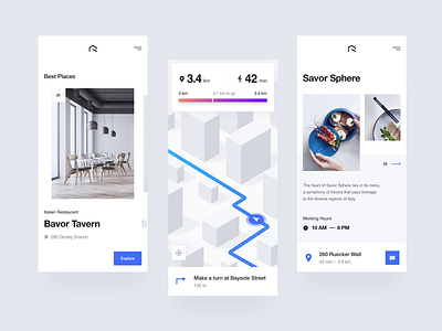 cozy ambiance app app interface app ui design application application design application ui bn digital bndigital food ios ios app design map mobile mobile app mobile app design mobile application design nav place restaurant