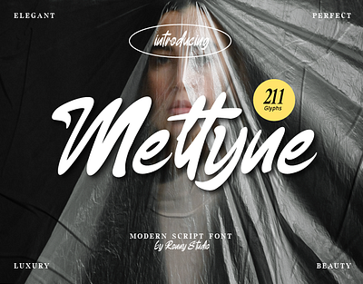 Meltyne - Modern Script Font branding edgy fonts font lettering logo