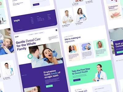 Oral Health Care Website dental dental care dental clinic website dental health dental health care dental platform website dental website dental website design dentist website health care website landing page oral care oral health oral health care oral health platform oral health website oral healthcare oralhealth web design website design