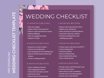 Simple Wedding Checklist Free Google Docs Template agenda checklist docs free google docs templates free template free template google docs google google docs marriage schedule simple simple checklist template templates to do list todolist wedding wedding checklist