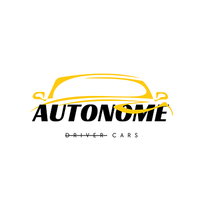 Autonome - Driverless Cars dailylogochallenge design graphics logo typography