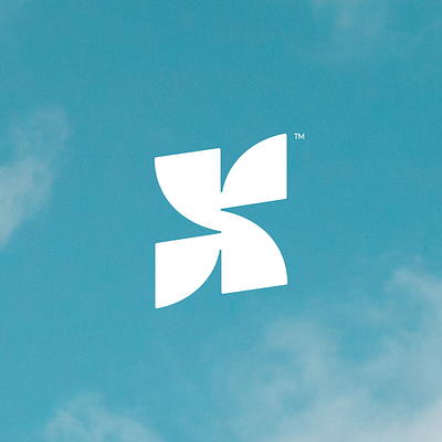 SAKZO Logo abstract blue branding flat logo freelance graphicdesign icon letter logo logo designer minimal modern logo s shape sky skydriving sport logo symbol thrilling typo